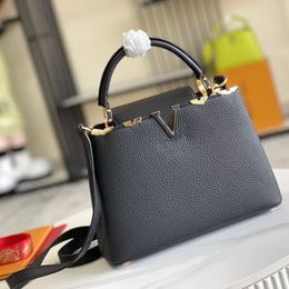 High Quality Handbag Luxury Designer Totes Bag Classic Flower Brown Top Handle Cross Body handbag Shell Leather Shoulder Inlaid with flower crown M54663 wholesale