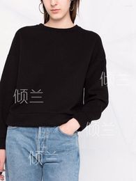 Women's Hoodies Patads France M Family 2023 Early Spring Detachable Collar Sweet Contrast Color Hollow Out Lace Doll Loose Sweater