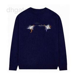 Men's Sweaters designer fashion Dragon Year Exclusive Round Neck Sweater for Men and Women Couple Spring Autumn New Leisure Knitwear E2LJ