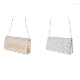 Evening Bags Elegant Clutch Purse Sparkling Party Envelope Handbag Women Formal For Weddings And Parties E74B