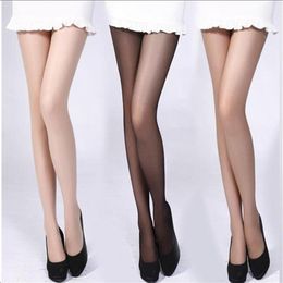 Socks & Hosiery Women 4 Colours Girl Slik Stocking Legs High Tights Pantyhose Sexy Nylon Spandex Lady Transparent Thin Female Stock179I