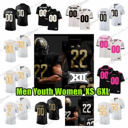 Youth Women Men UCF Knightss College Football Jersey 55 Waltclaire Flynn Jr. 88 Josh Celiscar 45 Ryker Casey 0 Jason Johnson 2 Hudson 17 RJ Harvey 10 John Rhys Hunter