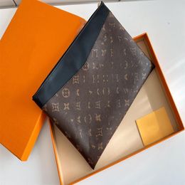Pochette Jour Designer Clutch Bags Travel Sleeve Laptop Tablet File Document Holder Portfolio Case Cover Accessoires Wallets258u