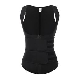 Women Waist Trainer Corset Zipper Hook Shapewear Double Control Body Shaper Tummy Fat Burning Waist Cincher3250332275x