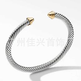 Designer DY Bracelet Luxury Top Round Head New Line Twisted Thread Colour Separation Fashion Versatile Bracelet Accessories Jewellery Romantic Valentine's Day gift