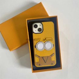 Cell Phone Cases 2023 IPhone Mobile Phone Case Classic Little Yellow Man For IPhone 14 13 12 11 Promax Xsmax 12pro 13pro 14pro 14plus Wallet Case Shell HKD230914