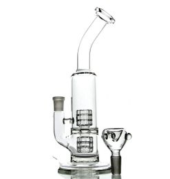 New Fashion Mini Smoking Glass Water Pipe Clear Small Rocket Design Glass Bong Smoking Accessories