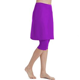 Women's Swimwear s leggings energetic skirt swimsuit sunscreen purple 230914