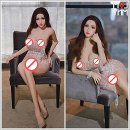 A Sex Doll-168cm Lifelike Silicone Sex Doll Man Sexy Breasts Soft Hip Blonde Beauty Realistic TPE Vaginal Oral Anal