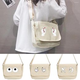 Shopping Bags 2023 Women Messenger Canvas Shoulder Bag Satchels Chest Series Organiser Japanese Harajuku Casual Version Wild Postman Case
