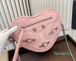 Designer Bags Lovely Motorcycle Bag Fashion Shoulder Crossbody Bag Cool girl Handbag Famous Wallet Zipper Chain Handbags