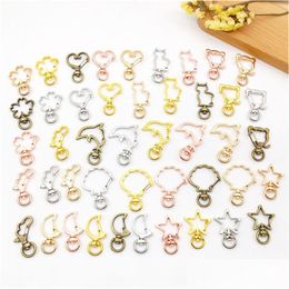 Snap Hook Trigger Clips Buckles For Keychain Lobster Clasp Hooks Necklace Key Ring Claspdiy Making Drop Delivery