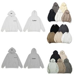 Men's Hoodies & Sweatshirts designer hoodies for men women pullover hoody sweatshirt letter printed long sleeve jumper crewneck loose hooded sweater white black