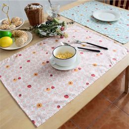 Tea Napkins 1Pc 40x60cm Persimmon Printed Home Cotton Cloth Kitchen Towel Table Decor Placemat Napkin Dustproof Cover