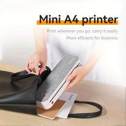PeriPage A40 Thermal Inkless Portable Printer, Wireless BT Mobile Travel Printer, Compatible With Android And IOS, Support 2''/3''/4'' Paper Width, Mobile Printer