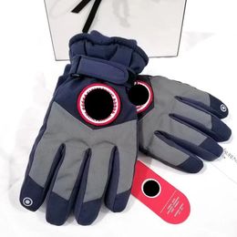 Warme Vollfinger-Touchscreen-Handschuhe für Männer und Frauen, Winter, winddicht, wasserdicht, rutschfest, verdickt, kältebeständig, Fahrhandschuh