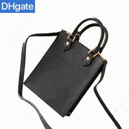 Wallets Satchels Bag Female PETIT SAC PLAT Fashion Tote Canvas Genuine Leather Card Organ Holder Zipper Wallet Pocket 2PUX PYFG