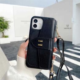 Cell Phone Cases Designers Phone cases for IPhone 13 12 11 7/8 plus x xs womens Brand Fashion Mobile phone case Card Pocket braid Shell Ultra Cover 2306083PE HKD230914