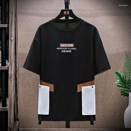 Men's T Shirts Fashion Short Sleeve T-Shirt For 2023 Summer Casual Loose Punk Tops Tees High Streetwear Tshirt Plus Size M-4XL Clothing