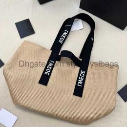 Totes Luxury large totes Shopping Bags Fold Straw weave handbags Designers Shoulder crossbody bag Casual famous purses beach Bag58