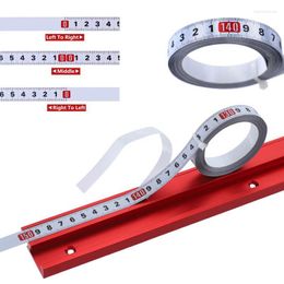 Measuring Tools Measure Self Adhesive Ruler Rust-proof Metric Scale Wear-resistant Durable Tape Steel Miter Track
