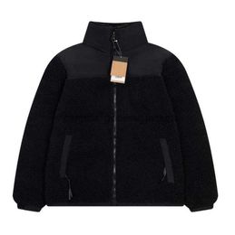 Men's Fur Faux Fur 22FW Winter Wool Coats Fashion Designer Jackets for Men Women Fur Coat Parkas with Letters Embroidery 3 Colours Warm Streetwear M-3XLL230914