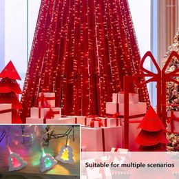 Strings Five-pointed Star Christmas Lights Festive Led Love Pendant For Valentine's Day Decor Warm Glow Wooden Home