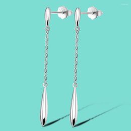 Dangle Earrings Women's 925 Sterling Silver Solid Noble Drip Ear Wires Primal Mother's Day Gift