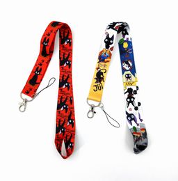 Cell Phone Straps & Charms 10pcs Cartoon Japan Anime lanyard Key Chain ID card hang rope Sling Neck strap Pendant boy girl Gifts Wholesale 2023 #122