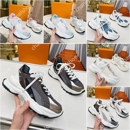 Women Run 55 Sneaker Designer Leisure Run Shoes Men Fashion High quality Rubber leather Outdoors Low-top Sneakers Size 35-45