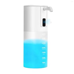 Liquid Soap Dispenser Touchless Foaming With Infrared Sensor Waterproof Foam For Bathroom White