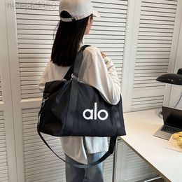 Designer Al Yoga Borsa da yoga portatile per fitness da uomo e da donna con separazione umido e secco Borsa da viaggio per brevi distanze di grande capacità Borsa sportiva da tennis Aloo