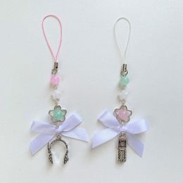 Keychains Bow Phone Charm Sweet Romantic Keychain