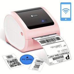 D520 BT Label Printer- Shipping Thermal Printer Desktop Label Printer For Barcode, Mailing, Address Labels, Postage, Connected With Phones & PC