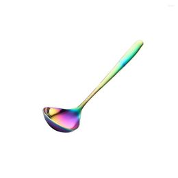 Tea Scoops Sauce Spoon Portable Mirror Polished Anti-rust Plated Soup Ladle Scoop