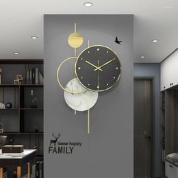 Wall Clocks Quartz Big Simple Clock Personalised Silent Movement Hands Parts Mechanism Unique Wand Deko Home Decor WW50WC