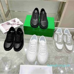 New Fashion Men's and Women's Woven Strap Casual Shoes Casual Shoes, Made with Traditional Italian Leather Craft