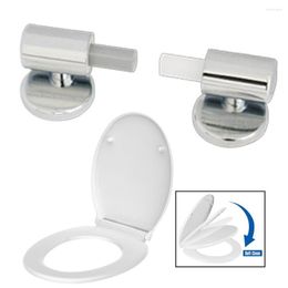 Toilet Seat Covers Soft Close Hinges Slow Lowering Hinge Zinc Alloy Decelerate Landing Cover Set Intelligent Part