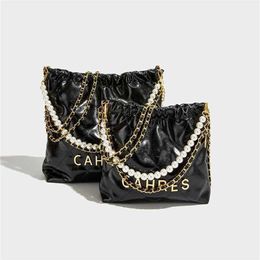 Garbage Bag 2023 Fashion Tote Women's Large Capacity Crossbody Single Shoulder Diamond Grid Chain code 57