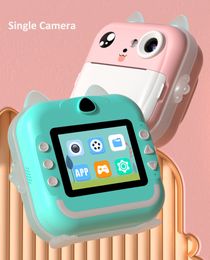 Boy Girls Birthday Gift Children Instant Print Camera Kids Video Photography Digital Photo Camera Toys Mini Thermal Printer