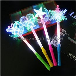 Other Festive Party Supplies Glow Starlight Led Five-Pointed Star Flashing Stick - Creative Gift For Concerts Raves Props Drop Deliver Dhq3Q