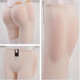 Whole- Silicone Inserts Panties Padded butt lifter Shaper Hip Up Underwear Bottom 4 Knickers Buttock Backside Bum Pads Butt En2901