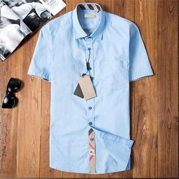 Luxury Designer Vintage Print Men's shirts Dress Long Sleeve Slim Casual S-4XL#06199s