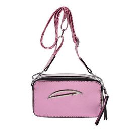 Glossy Crossbody Small Square Bag Women's New Trendy Camera Bag Outdoor Shopping Colour Matching Women's Shoulder Bags