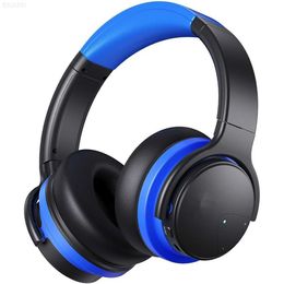 Cell Phone Earphones Cowin E7MD Active Noise Cancelling Headphones Wireless Bluetooth Headphones Over Ear 20H Playtime Rich Deep Bass Headset L230914