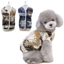 Dog Apparel Winter Vest Warm Fleece Pet Clothes Puppy Jacket for Small Medium Dogs Cats Coat French Bulldog Costumes Chihuahua Appraels 230915