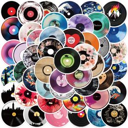 50Pcs Record Stickers Non-Random For Car Bike Luggage Sticker Laptop Skateboard Motor Water Bottle Snowboard wall Decals Kids Gifts