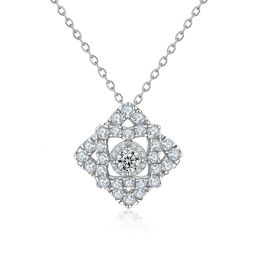 Collana di gioielli firmati S Sterling Sier HW per collana da donna con ciondolo di diamanti alla moda leggera e catena per colletto Versatile