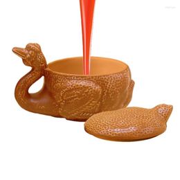 Bowls Funny Chick Ceramic Cup 220ml Strange Salt-Baked Chicken 3D Mug Safe And Harmless Water Mugs For Tea Coffee Milk Other