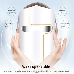 Face Care Devices Led Mask Rechargeable Photon Therapy Anti acne Wrinkle Removal and Rejuvenation Facial Skin Tools for Home Use 230915